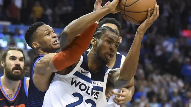 Timberwolves Kalahkan Thunder