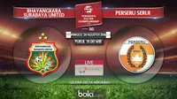 Bhayangkara Surabaya United Vs Perseru Serui (Bola.com/Adreanus Titus)