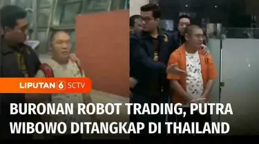 Bareskrim Mabes Polri menangkap tersangka kasus investasi bodong yang juga pendiri robot trading Viral Blast Global, Putra Wibowo setelah buron selama 2 tahun di Bangkok, Thailand.Total kerugian para korban akibat perbuatan tersangka mencapai Rp 1,8 ...