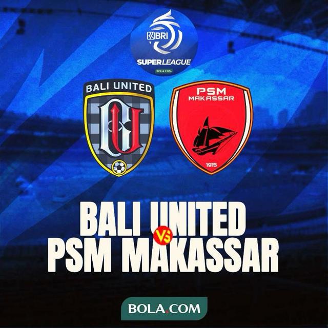 Ilustrasi PSM Makassar vs Bali United di BRI Super League