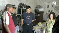 Saat digerebek, sang pria malah bersembunyi di balik pintu.