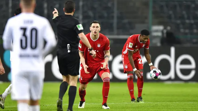 FOTO: Bayern Munchen Tumbang di Kandang Borussia Monchengladbach