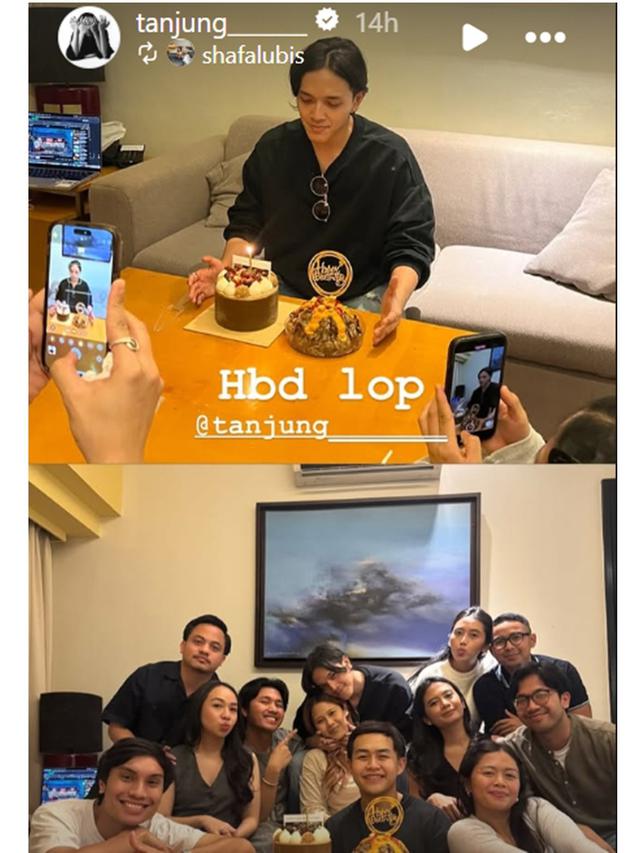 6 Potret Kejutan Ultah Faishal Tanjung Adik Sheila Dara, Nadin Amizah Ikut Meriahkan