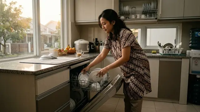Kebiasaan Pagi agar Rumah Tetap Rapi/AI Generated