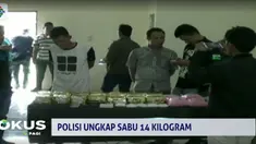 Barang bukti yang berhasil disita petugas Polrestabes Medan, Sumatera Utara menyusul tertangkapnya dua orang bandar narkoba jaringan Malaysia - Indonesia.