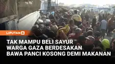 Hari pertama Ramadan di Gaza diwarnai keterbatasan. Warga pengungsi mengangkat panci kosong demi mendapatkan makanan berbuka, sementara anak-anak membuat sendiri lentera dari kaleng bekas karena tak mampu membeli mainan.