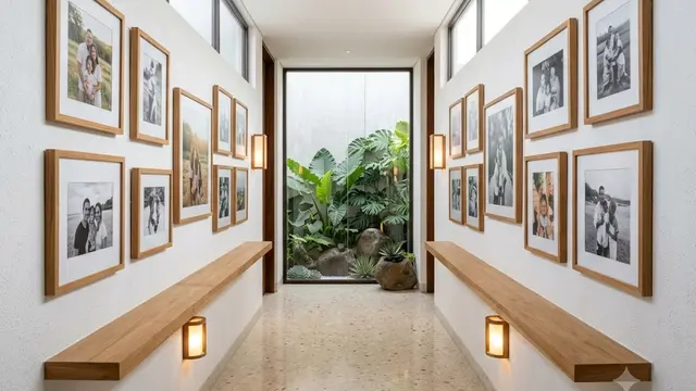 Cara Mengubah Lorong Sempit Menjadi Galeri Foto Keluarga