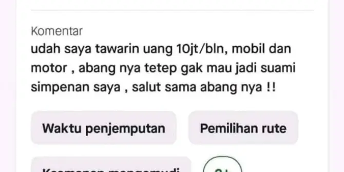 13 Potret Chat Ojol dan Customer, dari yang Bikin Ngakak hingga Ngeselin