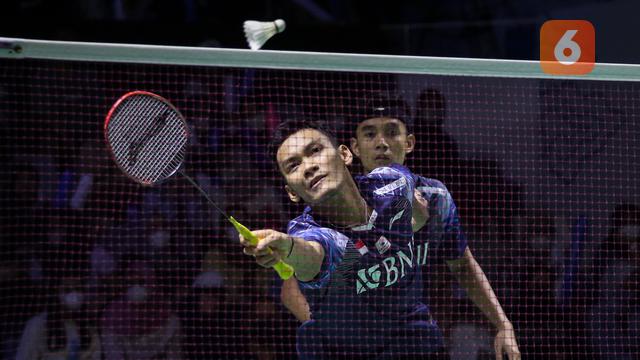 Foto: Mendung di Istora, 6 Wakil Indonesia Terhenti di Babak 16 Besar Indonesia Open 2022 termasuk Marcus Gideon/ Kevin Sanjaya