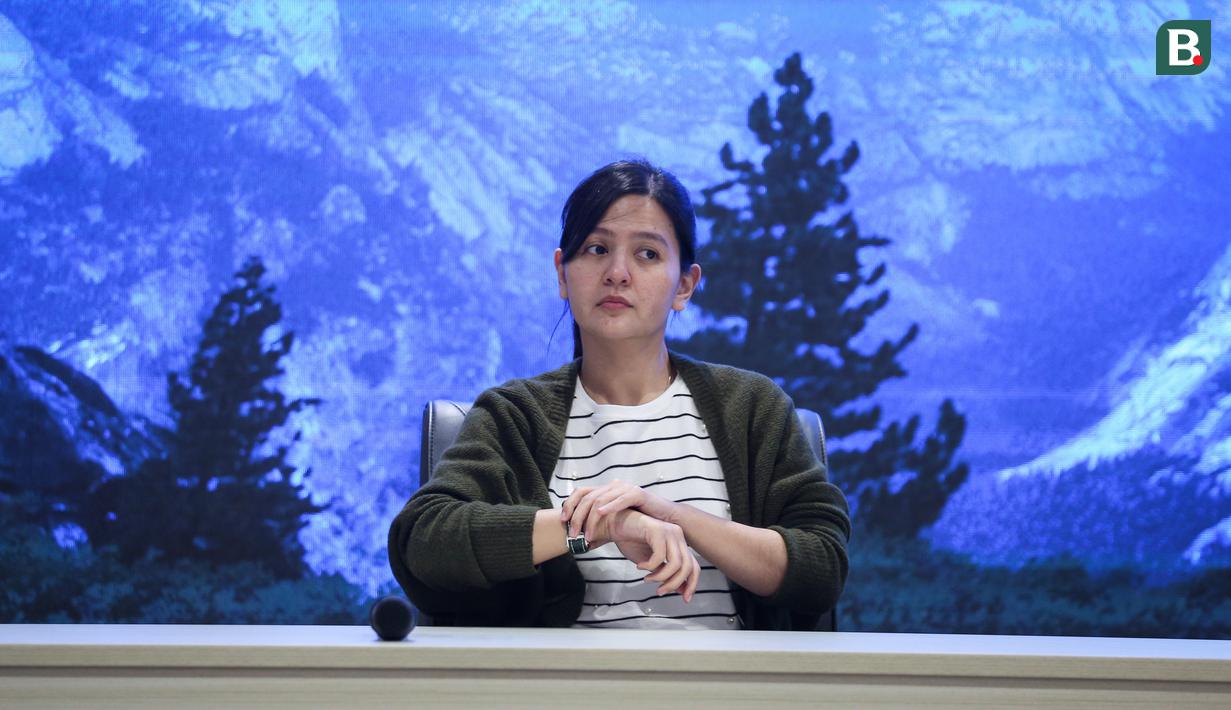 <p>Wakil Ketua Umum PSSI, Ratu Tisha pada konferensi pers Keputusan Bersama Sarasehan Sepak Bola Indonesia yang berlangsung di GBK Arena, Jakarta, Minggu (05/03/2023). (Bola.com/Bagaskara Lazuardi)</p>