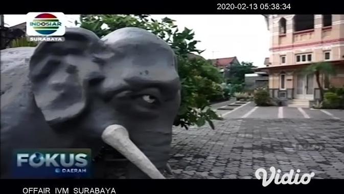VIDEO: Landmark Patung Gajah Mungkur di Gresik Jadi ...