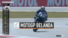 Maverick Vinales berhasil merebut posisi pertama di sirkuit Assen, Belanda. Dibelakangnya ada Marc Marquez, dan Fabio Quartarararo.