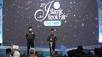 Wakil Presiden KH Ma'ruf Amin hadir dalam dialog publik di panggung utama Islamic Book Fair ke-20 di JCC-Senayan, Jakarta. (Ist)