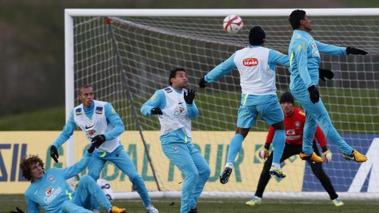 Persiapan tim 'Samba' menghadapi Timnas Inggris
