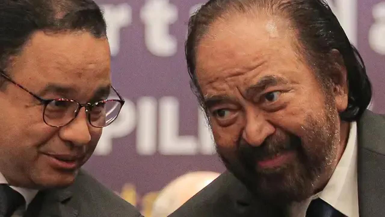 Paloh menyatakan, NasDen berubah pikiran untuk menjadikan Anies sebagai cawapres.&nbsp;