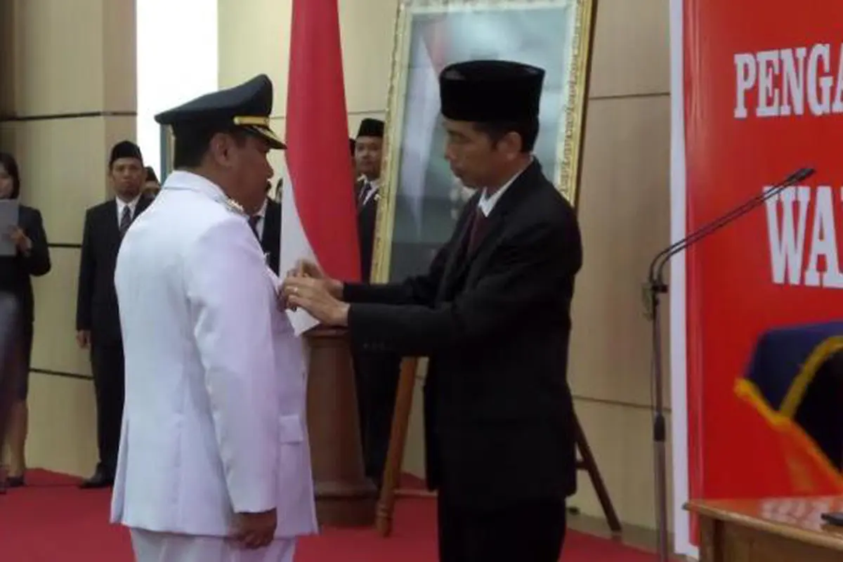 Pelantikan Anas Effendi sebagai Walikota Jakarta Barat