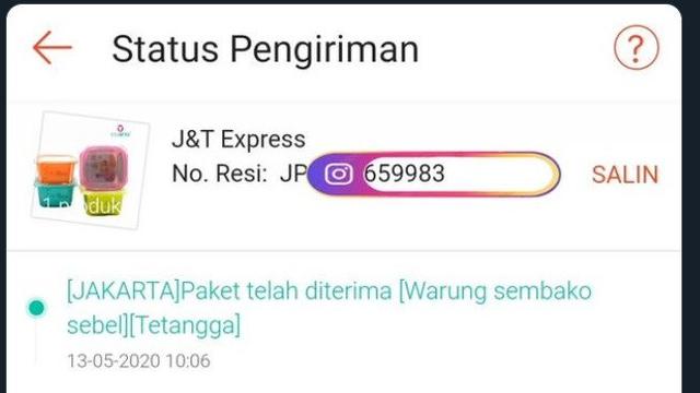 6 Nama Penerima Paket yang Ditulis Kurir dalam Status Pengiriman Ini Kocak