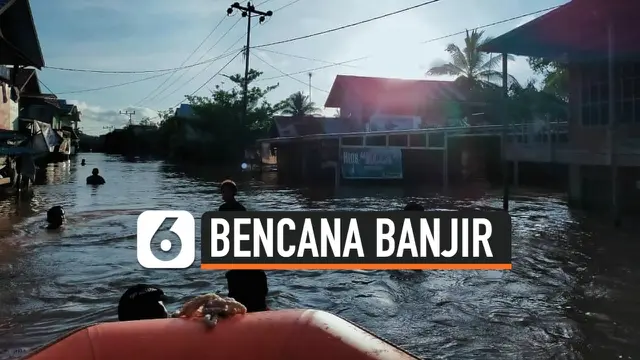 VIDEO: Banjir di Kalimantan Selatan, 10 Kecamatan Terendam