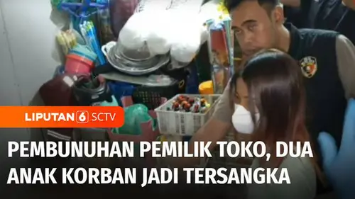 VIDEO: Pembunuhan Pemilik Toko di Pasar BKT Terkuak, Dua Anak Korban Jadi Tersangka