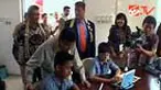 Dubes Amerika Serikat meresmikan bantuan laboratorium komputer canggih di MTS Al Ahliyah, Karawang, Jabar. 