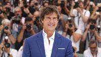 Tom Cruise di Festival Film Cannes, Rabu 18 Mei 2022. (Vianney Le Caer/Invision/AP)