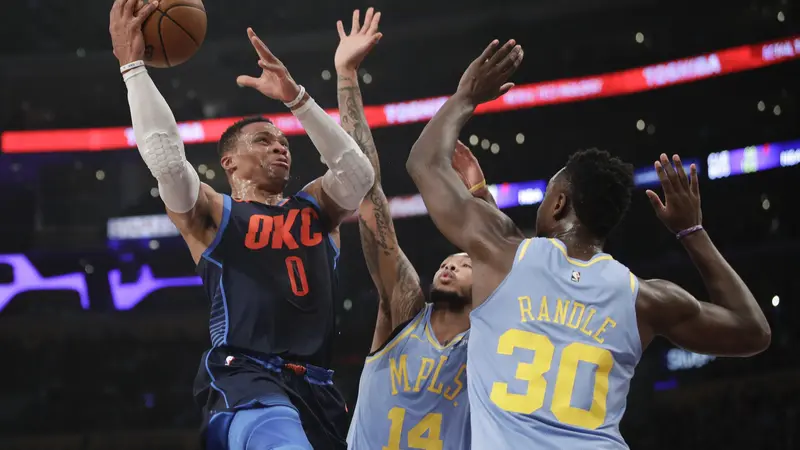 NBA: Thunder Hadiahi Lakers Kekalahan Kedelapan Beruntun