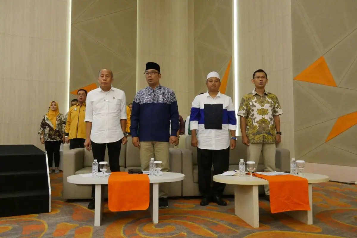 Calon Gubernur dan Calon Wakil Gubernur Jawa Barat Ridwan Kamil-Uu Ruhzanul Ulum