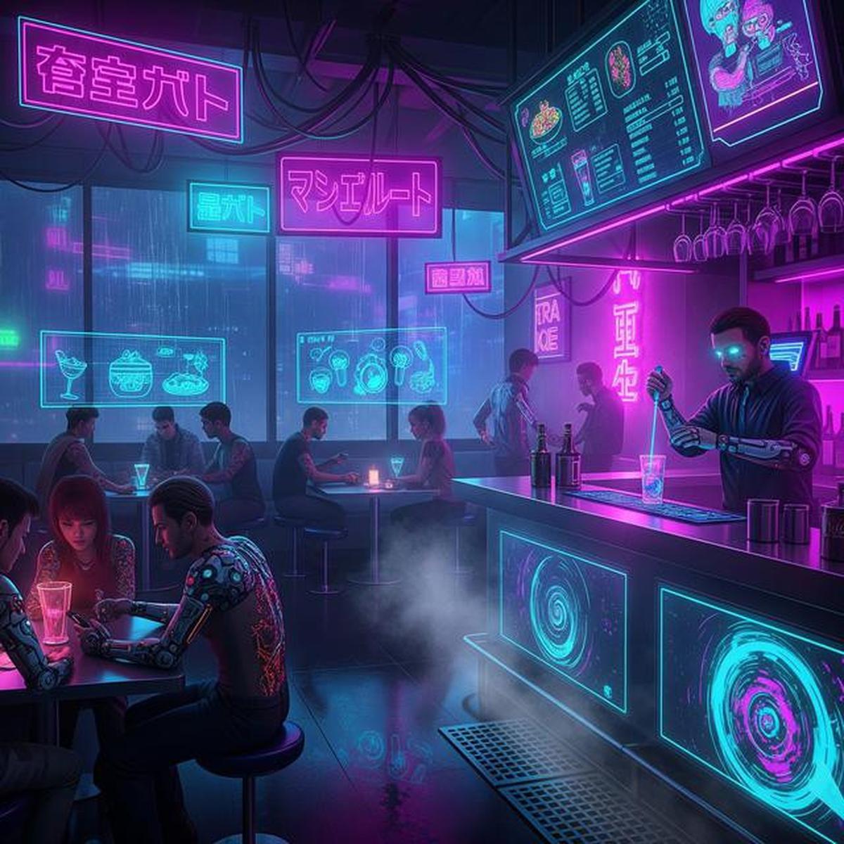 Tutorial Prompt AI Edit Foto dengan Gaya Cyberpunk Neon 2025, Hasil Keren Seperti Film Sci-Fi