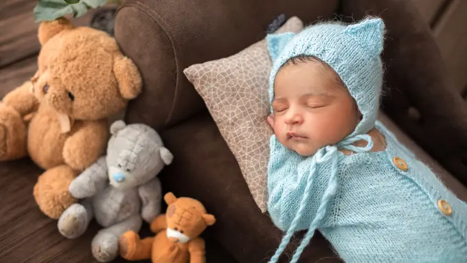 Ilustrasi bayi laki-laki