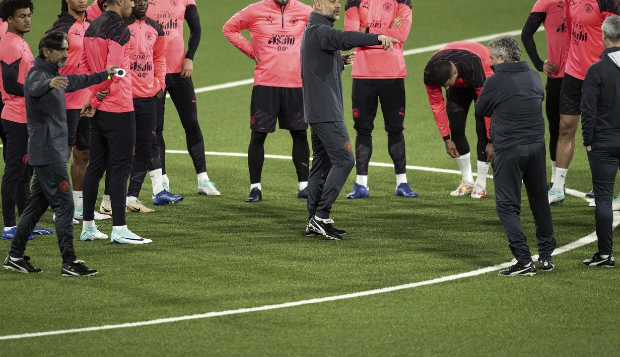 Pasukan Pep Guardiola mengemas dua kemenangan beruntun di laga sebelumnya. (Peter Schneider/Keystone via AP)