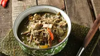 Kuliner tradisional sayur putungo khas Gorontalo (Arfandi Ibrahim/Liputan6.com)