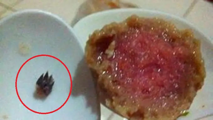 [Bintang] Bakso tikus yang bikin geger netizen Facebook. Terlihat ada cakar kecil punya hewan dan ternyata tikus!