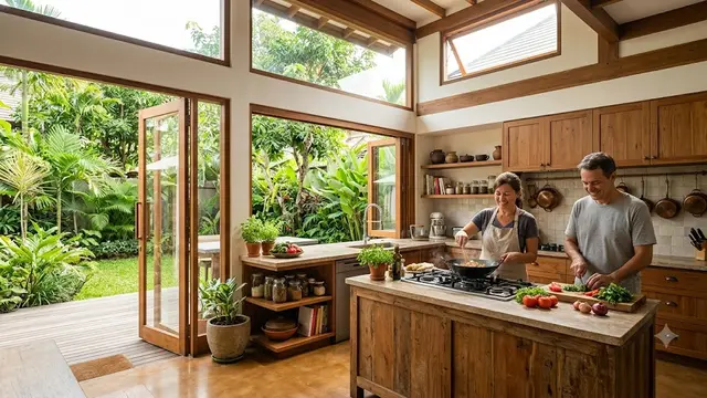 Rumah yang Ramah untuk Orang yang Hobi Memasak (AI Generated)