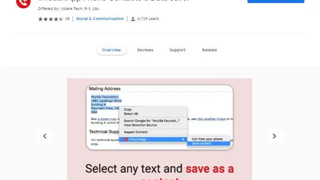 InTouchApp Phone Contacts & Data Saver