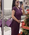 Amanda Manopo Jelang Natal Kenakan Head To Toe Serba Ungu. [@amandamanopo]