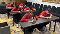Timnas Indonsia U-20 menjalani persiapan jelang berlaga di Piala Asia U-20 2025. (Instagram/indrasjafri_coach)