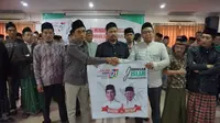 Sejumlah ulama muda di Ciamis mendukung pasangan capres cawapres nomor urut 01 Jokowi-Ma'ruf Amin. (Istimewa)