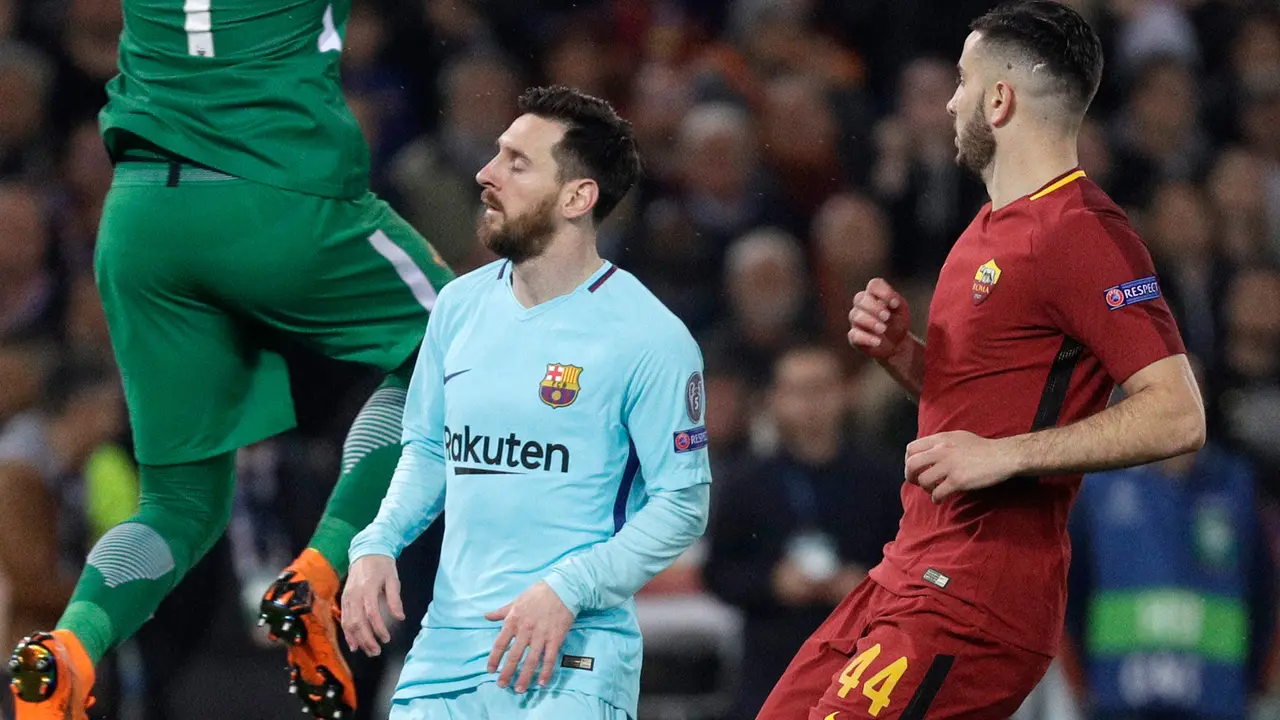 Barcelona Kalah dari AS Roma