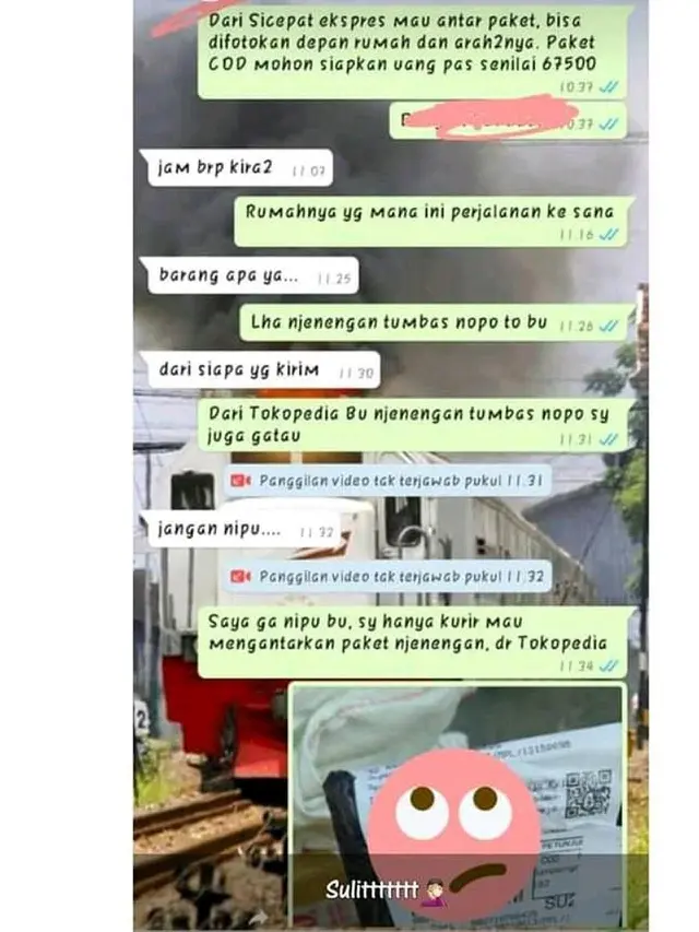 7 Chat Kurir Tanya Alamat Pelanggan Ini Malah Bikin Emosi