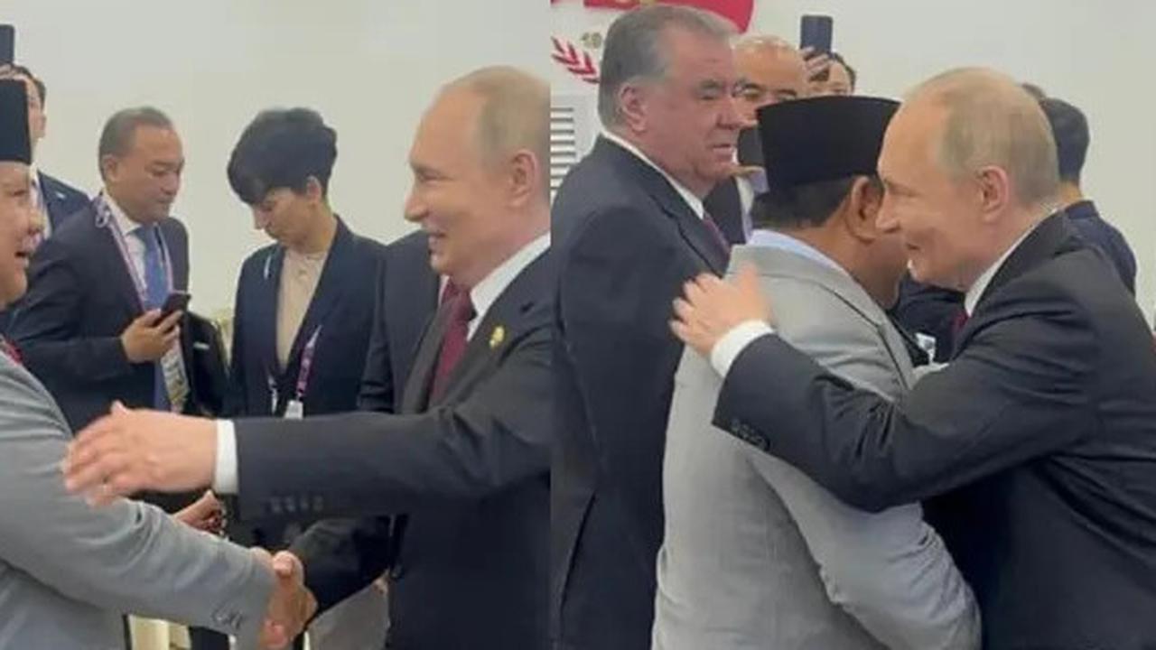 Foto Prabowo Dipeluk Putin Jadi Sorotan, Indonesia dan Rusia Jalin Dua Kesepakatan