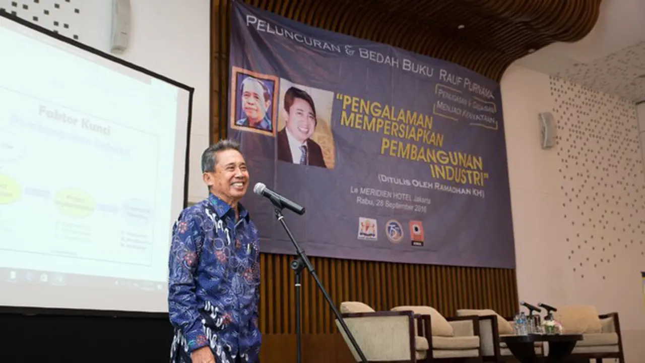 Rauf Purnama Rilis Pengalaman Mempersiapkan Pembangunan Industri