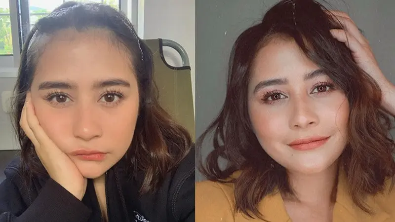 Biasa Natural, Ini 6 Potret Prilly Latuconsina dengan Makeup Tebal