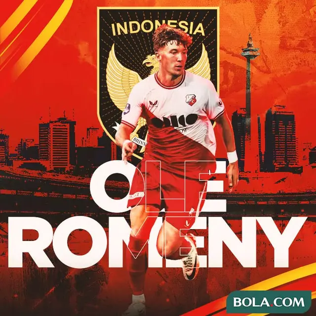 Timnas Indonesia - Ilustrasi Ole Romeny