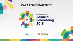 Berita video panduan pembelian tiket nonton Asian Games 2018.