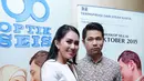Kartika Putri dan Erick Iskandar mengaku tak ingin buru-buru menikah, meski Erick Iskandar kini telah menjadi mualaf. (Galih W. Satria/Bintang.com)