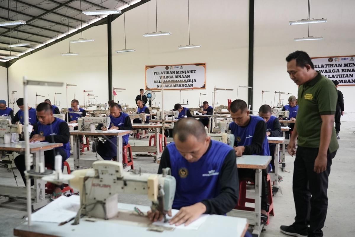 Sinergi Kemenimipas dan BRI, BLK Nusakambangan Siapkan Warga Binaan Berdaya Saing