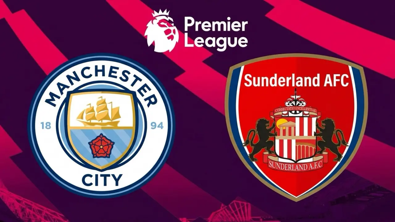 Ilustrasi Manchester City Vs Sunderland, Liga Inggris