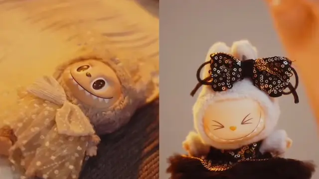 Boneka Labubu dipakaikan busana rancangan oleh desainer ternama Indonesia. (Dok: IG @depepedia https://www.instagram.com/depepedia/)