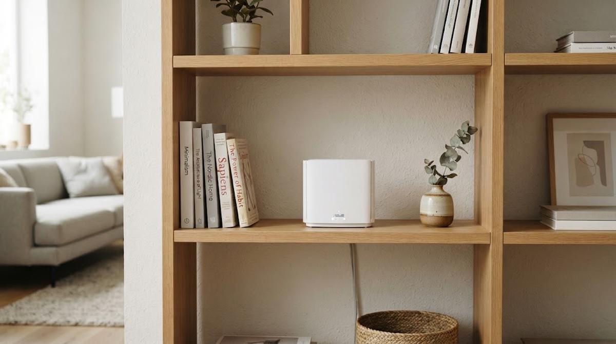 Letakkan Router di Dalam Rak Terbuka
