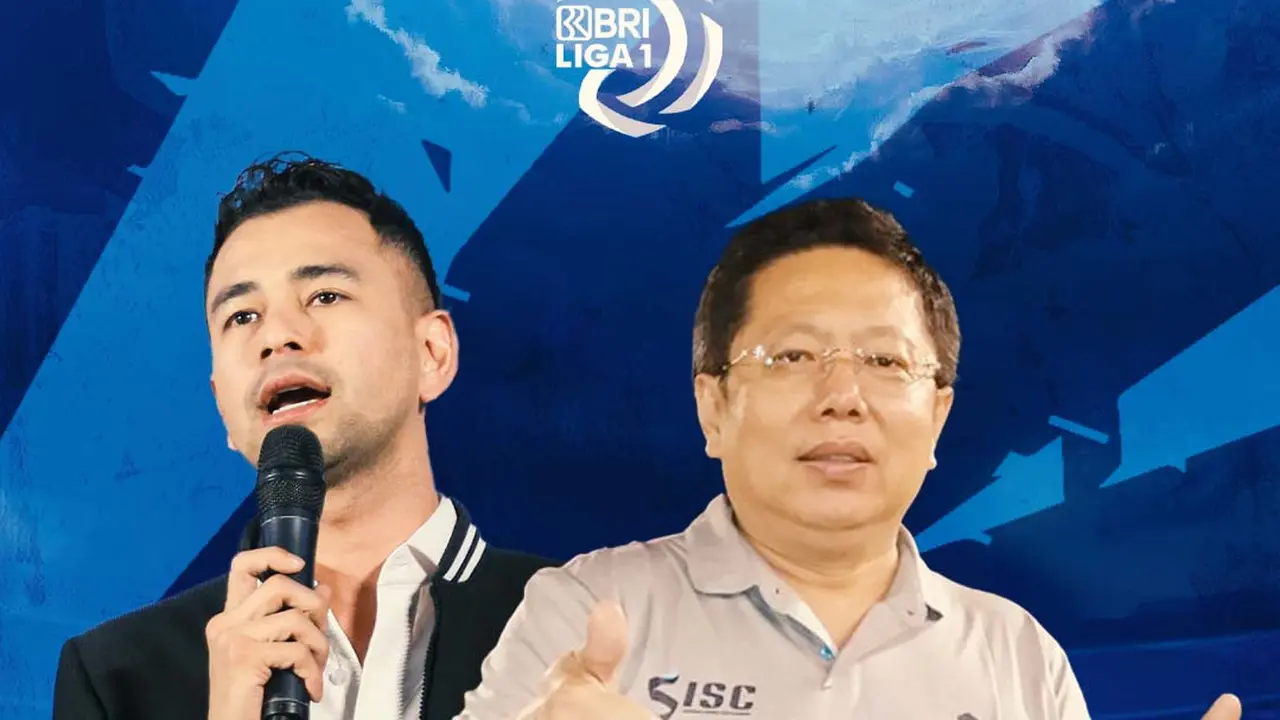 Liga 1 -  Raffi Ahmad dan Pieter Tanuri
